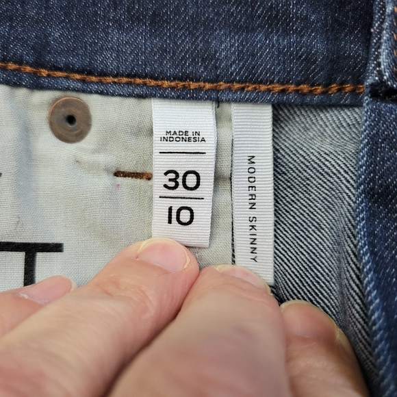 LOFT Ann Taylor Modern Skinny Jeans Women's 10/30 - Picture 5 of 7